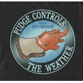 thumbnail image 2 of Men's Lilo & Stitch Pudge Controls the Weather Graphic Tee Black 3X Large, 2 of 5
