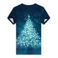 thumbnail image 5 of SELONE Christmas Tee Shirts Adult Short Sleeve Xmas Deer Print Crewneck Tops Shirt Multicolor M, 5 of 5