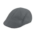 thumbnail image 4 of Boina plana de malla para hombre Gris oscuro, 4 of 9
