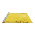 thumbnail image 2 of Ahgly Company Machine Washable Indoor Rectangle Solid Yellow Modern Area Rugs, 8' x 12', 2 of 4