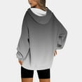 thumbnail image 4 of AOOCHASLIY Women's Winter Coat Clearance Women and Winter Long Sleeved Printed Hooded Tops, 4 of 5