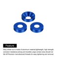 thumbnail image 4 of 60pcs M4 Counterbore Washers, 10mm/0.39inch Aluminum Alloy for RC, Navy Blue, 4 of 6