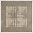 thumbnail image 3 of PixonSign Framed Canvas Wall Art Mid-Century Geometric Line Pattern Print Abstract Fine Art Decorative Artwork Boho Relax/Zen Nordic for Living Room, Bedroom, Office - 16"x16" White, 3 of 5