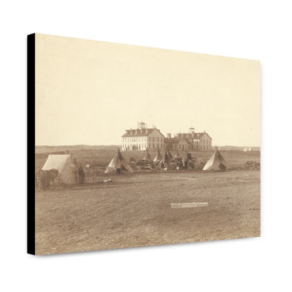 Canvas Print: U.S. School For Indians At Pine Ridge, South Dakota, 1891
