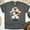 Dark Heather, variant on CMA Life Graphic T-Shirt for Women, Cute Healthcare Worker Tee, Heliconia, Size 2XL