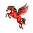 thumbnail image 1 of Broche de caballo esmaltado con diseño de caballo volador, insignia del año del caballo, pin del zodiaco, atuendo, bolso, decoración, insignia, regalo, 1 of 8