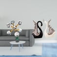 thumbnail image 2 of Figura de cisne decorativa de escritorio, estatua esférica de cristal, adorno escultórico ideal para regalar, decorar la oficina o el hogar en bodas y, 2 of 8