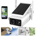 thumbnail image 3 of M Buder Cámara de Seguridad Solar Inalámbrica 1080P HD para Exterior - Monitor de Vigilancia IP66 Impermeable con Visión Nocturna y Audio Bidireccional (12.5 x 6.3 x 21.5 cm / 4.9 x 2.5 x 8.5 in), 3 of 9