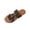 Black, variant on Womens Jelly Flat Sandals - Clear Hollow Slip On Slippers with Open Toe - Breathable Fashion Beach Slide Sandals for Women White 36