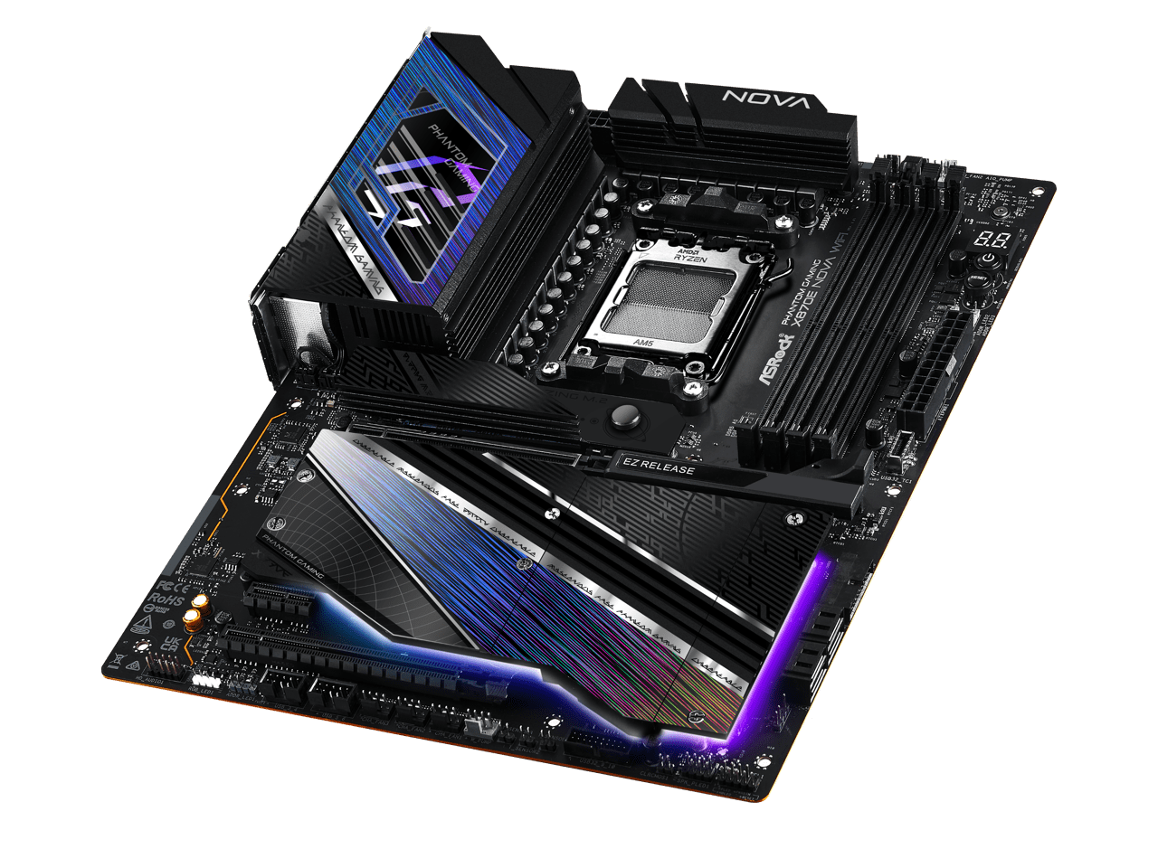 ASRock X870E NOVA WIFI AM5 AMD X870E SATA 6Gb/s ATX Motherboard