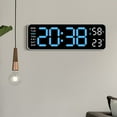 thumbnail image 6 of Clock Electronic Clock Simple And Multifunctional Rectangular Large Font Alarm Clock Hanging And Standing Clock Multi-color, 6 of 6