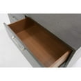 thumbnail image 6 of 51" Grey Wash Solid Wood Six Drawer Double Dresser, 6 of 10
