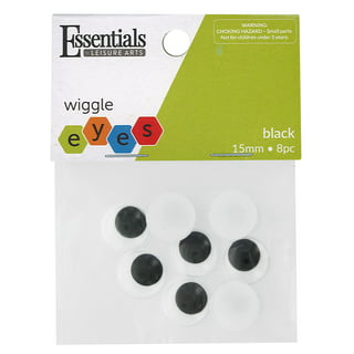 Essentials by Leisure Arts Eyes Paste On Moveable Assorted Black 200pc  Googly Eyes, Google Eyes for Crafts, Big Googly Eyes for Crafts, Wiggle  Eyes, Craft Eyes 
