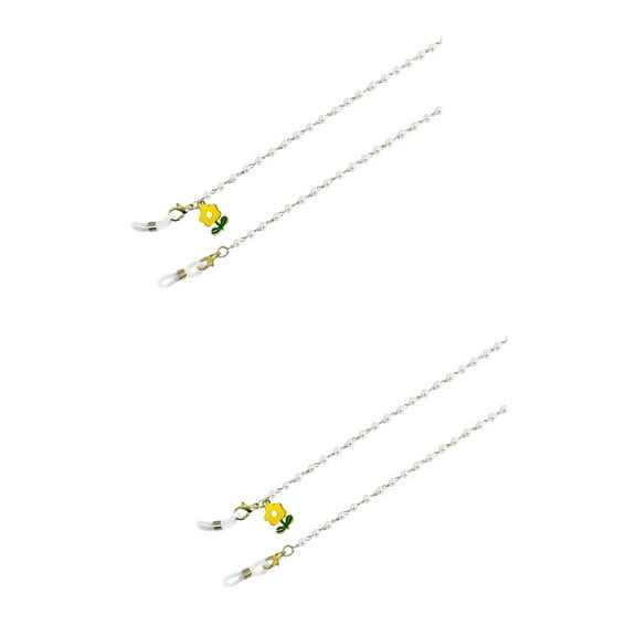 2 Pieces Eyeglass Holder Glasses Chain Necklace Reading Cord 's
