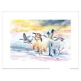 thumbnail image 1 of Jennifer Rose Geese Winter Sky Print, 1 of 1