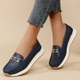 thumbnail image 2 of YLYL Women's Wide Width Loafers Comfortable Lightweight Soft Sole Slip on Mocassins Driving Walking Shoes, 2 of 7