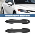 thumbnail image 2 of Unique Bargains 1 Set Automotive Door Handle Cover Trim for Toyota Camry 2018-2023 without Smart Key Holes Matte Black, 2 of 7