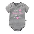 thumbnail image 1 of New Happy 1st Mother's Day Mommy 2023 Newborn Baby Boys Girls Rompers Summer Infant Short Sleeve Bodysuits Mothers Day Gifts0-3M Gao Jinjia LED, 1 of 2