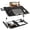 Black, variant on Adjustable Bed Lap Desk with USB, Light, Fan and Storage Drawer