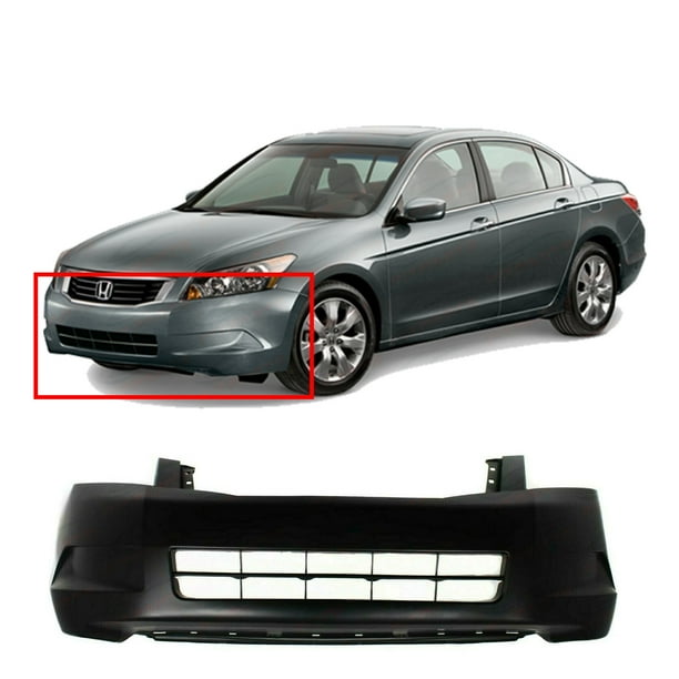 Primed Front Bumper Cover for 20082010 Honda Accord Sedan EXL EX LX