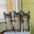 thumbnail image 4 of DIY Cat Wool Felt Unfinished Wool Felt Material Package Handmade Needle Felt Kit Ackage Kitty Fashion DIY Gift For Kids, 4 of 11