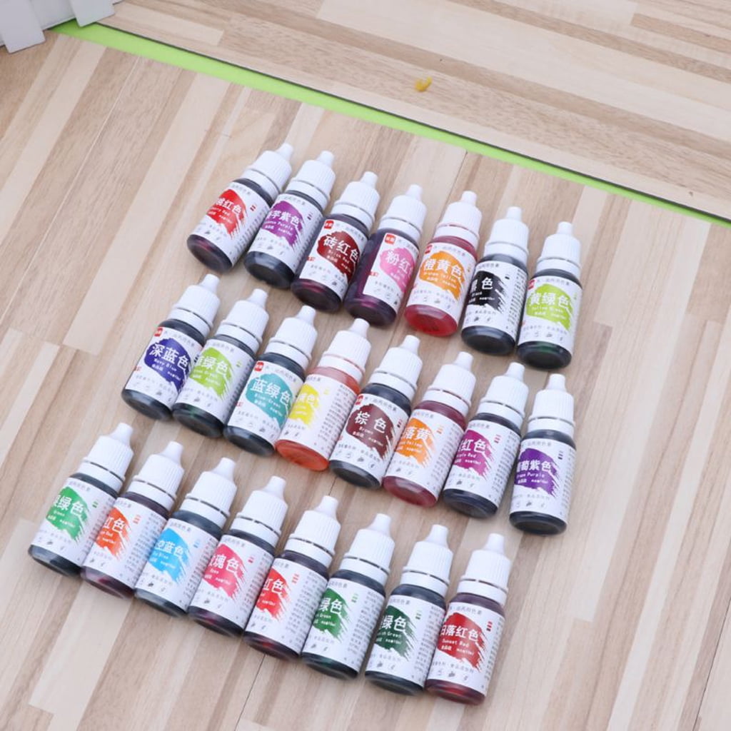 Techinal 24 Colors 10ml Natural Ink Food Coloring Cake Pastries Cookies DIY Craft Pigment For Cake Decoration Frosting Icing Fond