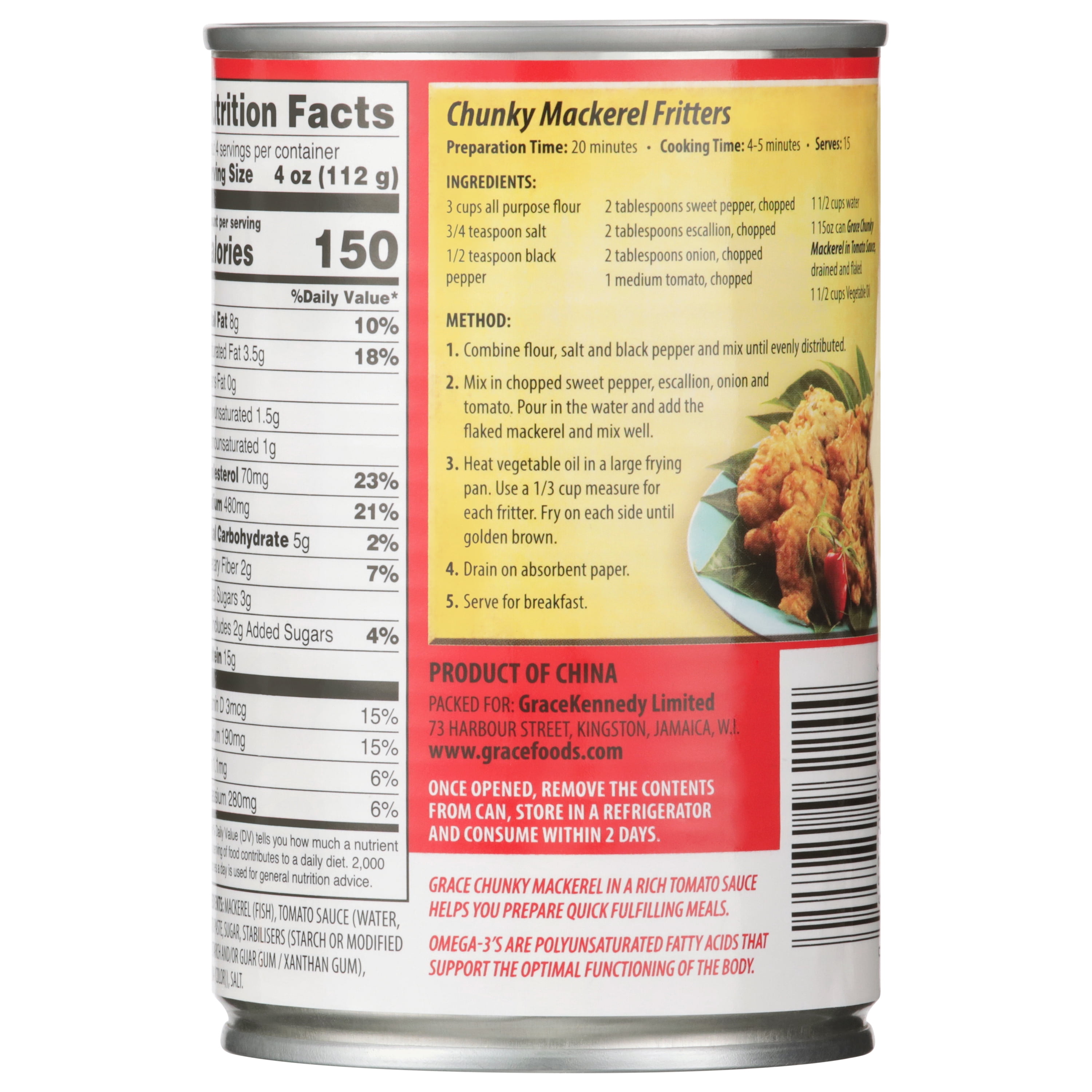 Mackarel in Tomato Sauce, 24 pack