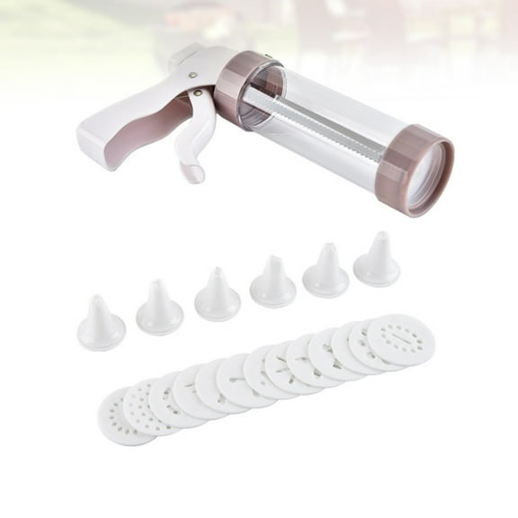 CRAFTHROU 1Set Cookie Pastry Press for Baking and Piping with PE Material for Baking Enthusiasts