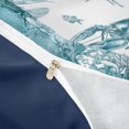 thumbnail image 4 of Erosebridal Ocean Animal Turtle Twin Bedding,Sea Lobster Fish Duvet Cover Set For Girls Boys 2pcs,No Comforter,Reversible, 4 of 6