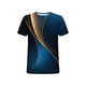 thumbnail image 5 of Mens Camisetas Casual Cuello Redondo Impresión Suéter Fitness Pantalones Cortos Mangas Blusa, 5 of 5