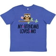 thumbnail image 3 of Inktastic Grandma Loves Me Girls Owl Youth T-Shirt, 3 of 5