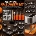 thumbnail image 4 of Tumao Halloween Pumpkin Carving Kit - 24 Pcs Stainless Steel Pumpkin Carving Knife Sets with Stencils & Storage Bucket for Halloween, 4 of 7