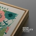 thumbnail image 5 of IDEA4WALL Framed Canvas Print Wall Art Set of 3 Multicolor Flower Market Vintage Art Spring Floral Wall Decor Botanical Pattern Retro Prints Nature Wildflowers Minimal Artwork - 16"x24"x3 Natural, 5 of 5