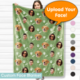 thumbnail image 1 of Couverture en Polaire Visage & Emoji Personnalisée, 1 of 9