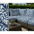 thumbnail image 7 of Soimoi 56 Inch Wide Waterproof Taffeta Fabric by 3 Yard | Blue Leaves Theme | Outdoor Use for Furniture Covers, Umbrellas, Patio Decor & More, 7 of 7