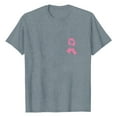 thumbnail image 4 of Kilaqueen Pink Ribbon Heart Shirt for Women Breast Cancer Survivor T-Shirts Casual Loose Crew Neck Short Sleeve Cancer Awareness Tee Tops, 4 of 4