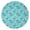 Dolphin Variety Teal, variant on 60 Inch Round Flannel Blanket for Adults & Kids, Soft, Cozy, Lightweight, Home, Travel, Indoor & Outdoor,Dolphin Variety Teal Pattern