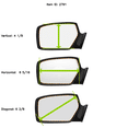 thumbnail image 5 of Fits 03-04 Inf M45, 02-06 Inf Q45, Left Driver Replacement Mirror Glass Lens (Fits Over For Auto-Dimming Mirror) with Adhesive, USA (Mirror Does not Auto Dim), 5 of 6