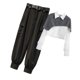 thumbnail image 2 of Guardurnaity Camisa de piezas para mujer, pantalones, conjunto de patrón de empalme, camisa chal, Retro, informal, ligero, portátil, ropa para conjuntos de ropa Blanco Gris Negro 4 Guardurnaity AP013495-16, 2 of 6