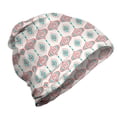 thumbnail image 1 of Ogee Unisex Beanie, Modernized Ornaments, Hiking Outdoors, Dark Seafoam Pale Ruby, by Ambesonne, 1 of 1