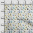 thumbnail image 2 of oneOone Cotton Poplin Yellow Fabric Travel Sewing Fabric By The Yard Printed Diy Clothing Sewing Supplies 56 Inch Wide, 2 of 4
