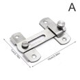 thumbnail image 1 of Gate-Latch Lock Cabin Hook Eye Barn Doors Latch For Bath Door Stainless Steel.US Q9A0, 1 of 8