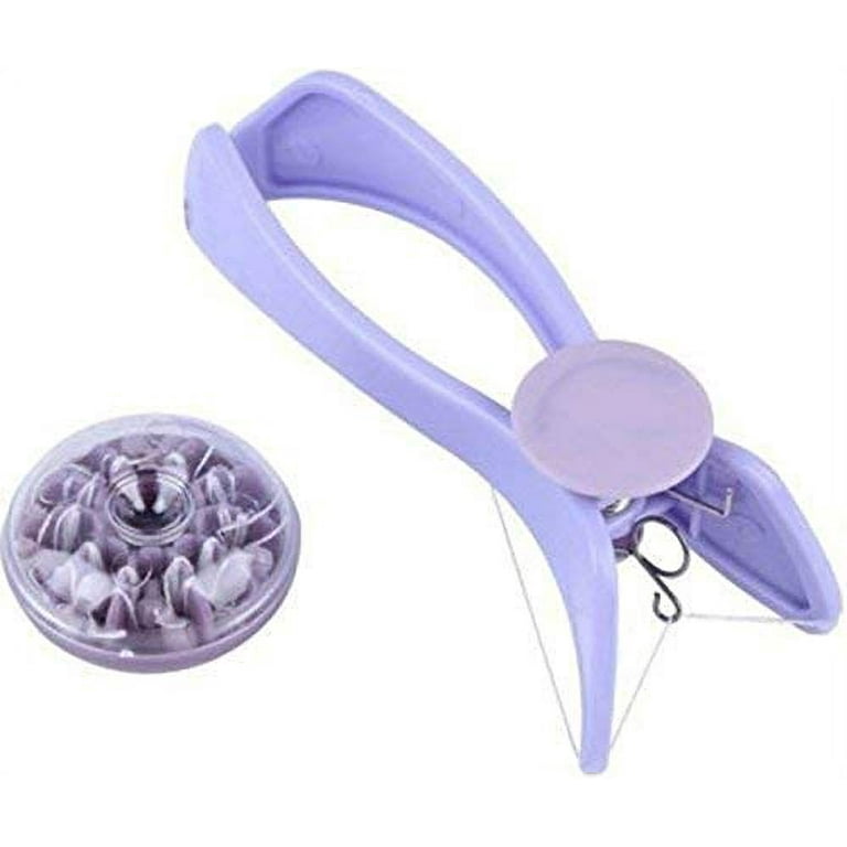 Face and Body Hair Threading System (Slique) - Eye brow Threading tool  ,Body Hair Threading Epilator Women Convenient Facial Hair Remover Tool  ,Makeup Beauty Tool