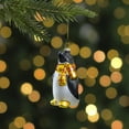 thumbnail image 2 of Northlight Glass Penguin Christmas Ornament - 3.75" - Black, White and Yellow, 2 of 5