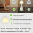 thumbnail image 4 of 3pcs Super Bright LED Battery Powered Wireless Motion Sensor Light with Magnetic Strip/3m Tape, Warm Light, 4 of 5