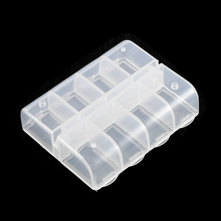 VEAREAR Pill Storage Box Multi Compartments Anti-crack Separated