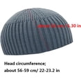 thumbnail image 2 of YooGuoGuo Unisex Brimless Knitted Beanie Above Ears Fashion Fisherman Skull Cap Hat for Men Women, 2 of 3