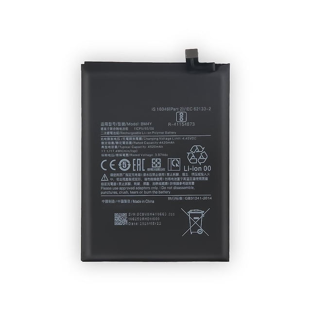 Para Xiaomi Poco F3/Redmi K40/Redmi K40 Pro 3.87V 4420mAh batería recargable de polímero de iones de litio ensamblada