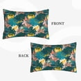thumbnail image 2 of Rateoe Hawaiian Style Pattern Pillow Covers with Invisible Zipper(Pillows are not Included) Standard Pillowcases-16"x24", 2 of 6
