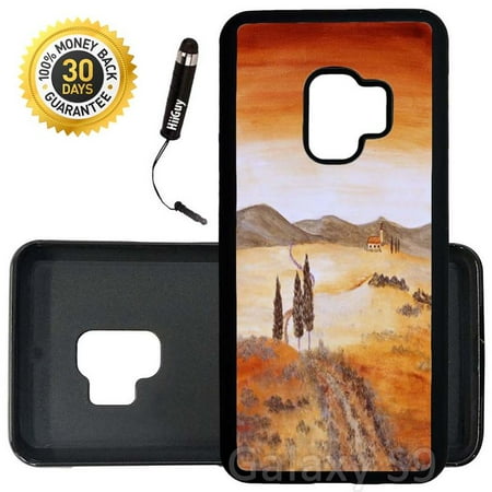 Lightweight Art - Custom Galaxy S9 Case (Beautiful Landscape Art Print) Edge-to-Edge Rubber Black Cover Ultra Slim | Lightweight | Includes Stylus Pen by Innosub